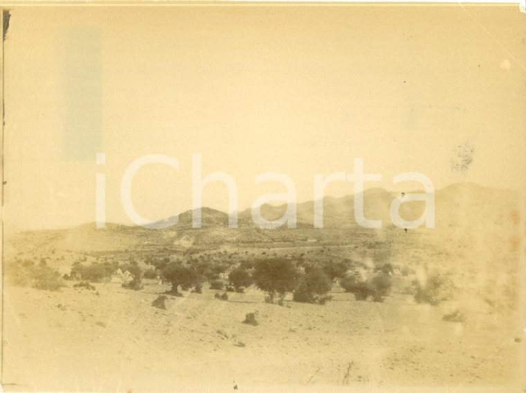 1892 OUED SEBKHA (ALGERIA) Accampamento truppe francesi *Fotografia cm 17 x 13
