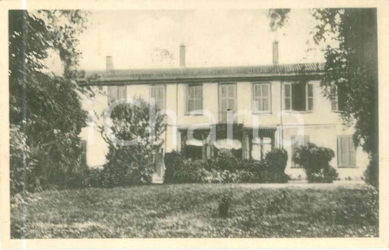 1930 ca CAPRIANO BRIANZA (MB) Facciata di Villa CASANOVA *Cartolina FP NV