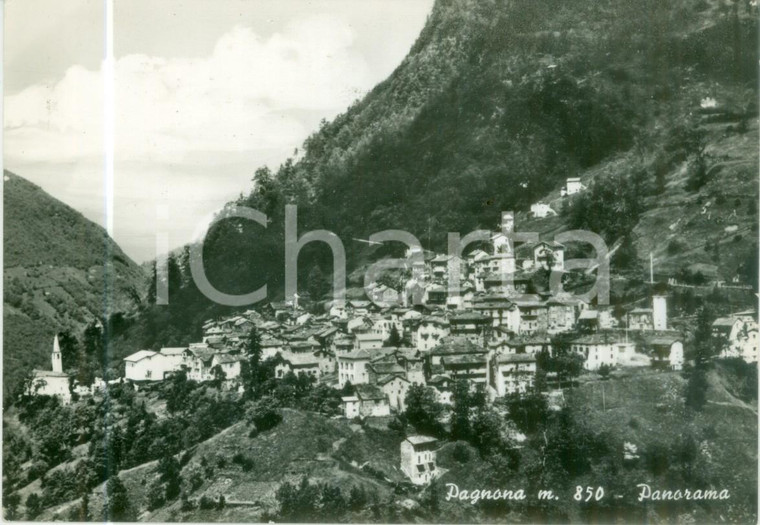 1964 PAGNONA (LC) Panorama del paese nella valle *Cartolina FG VG