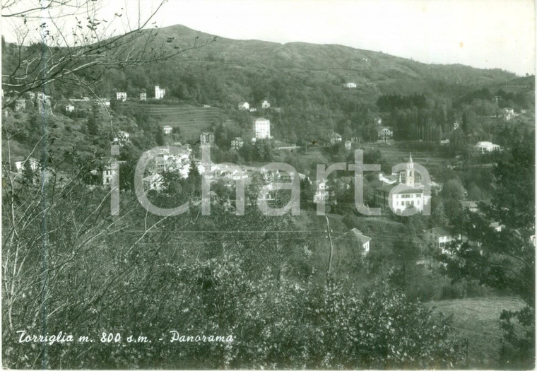 1973 TORRIGLIA (GE) Panorama della stazione climatica *Cartolina FG VG