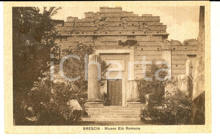 1930 BRESCIA Museo Età Romana *Cartolina postale FP VG