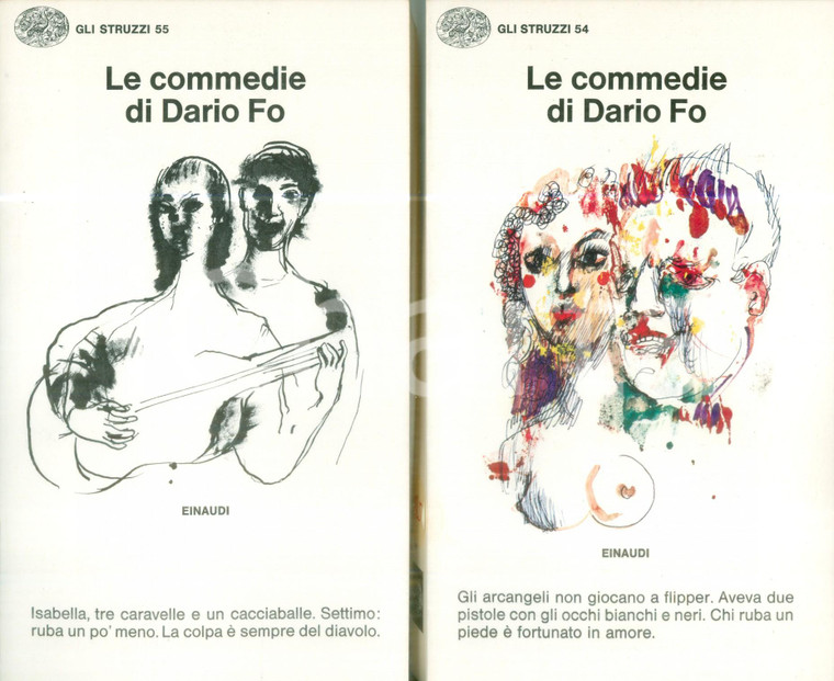 1976 Dario FO Le commedie Terza edizione EINAUDI Solo volumi primo e secondo