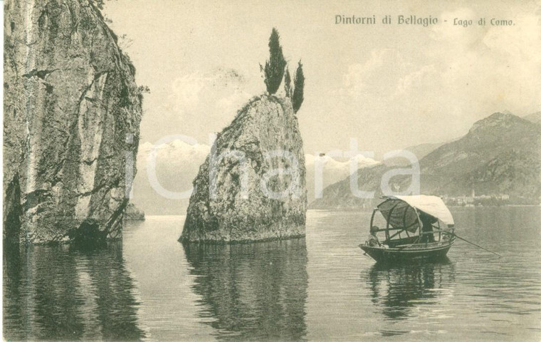 1930 ca BELLAGIO (CO) Batell in navigazione sul Lago di COMO *Cartolina FP NV