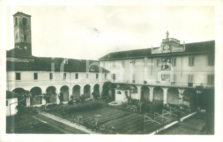 1935 RIVAROLO CANAVESE (TO) Istituto Suore orsoline Cartolina FP NV DANNEGGIATA