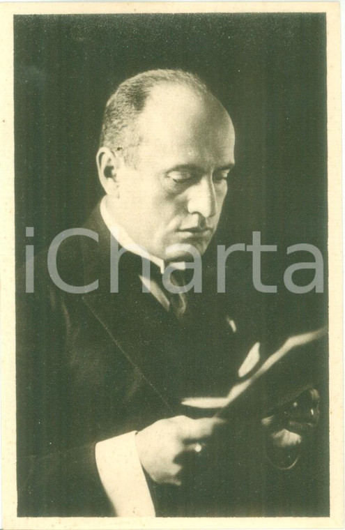 1929 CONCILIAZIONE SANTA SEDE Benito MUSSOLINI *Cartolina celebrativa FP NV