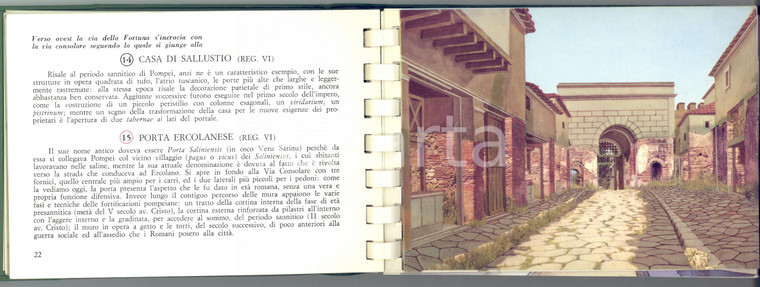 1985 Alfonso DE FRANCISCIS Guida con ricostruzioni Pompei-Ercolano *VISION