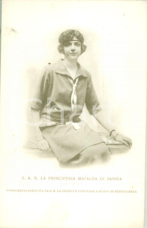 1930 ca RITRATTI SAVOIA La principessa Mafalda *Cartolina FP NV