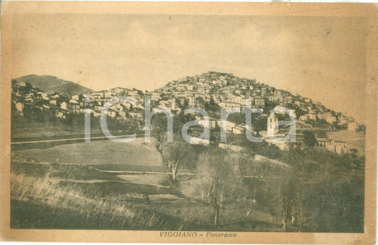 1950 VIGGIANO (PZ) Panorama generale del paese Cartolina FP VG