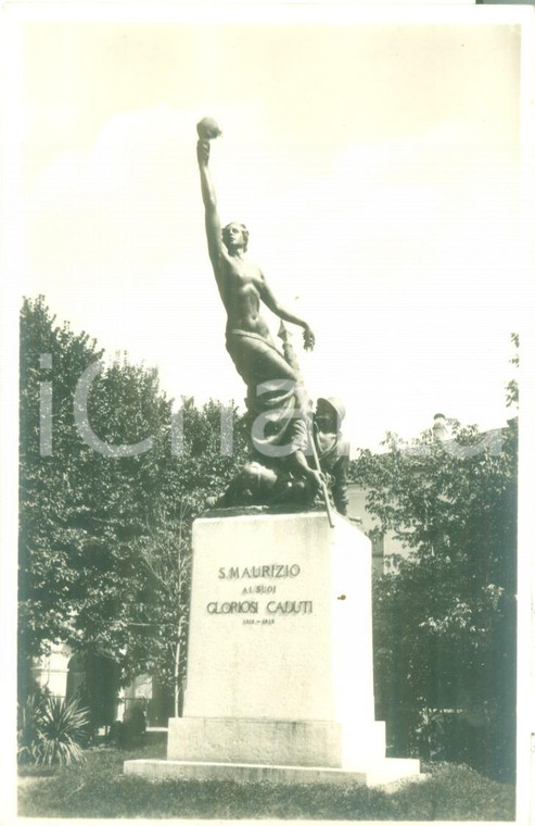 1935 ca SAN MAURIZIO CANAVESE (TO) Monumento ai Caduti *Cartolina FP NV