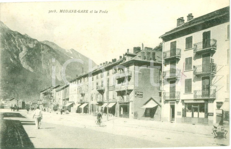 1919 MODANE (FRANCE) Veduta del paese *Cartolina postale FP VG