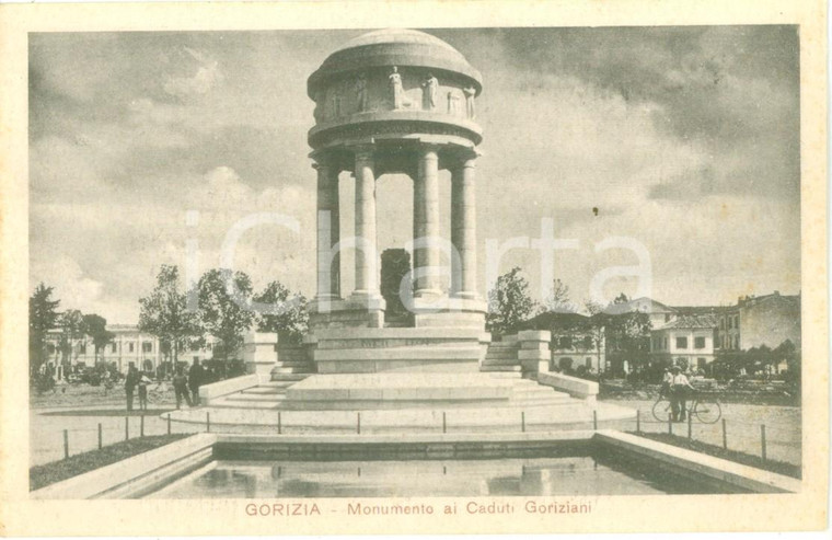 1929 GORIZIA Monumento ai Caduti Goriziani *Cartolina postale FP NV