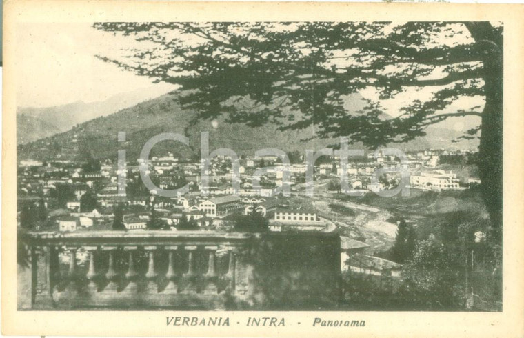 1930 ca VERBANIA INTRA Panorama generale dalla terrazza *Cartolina postale FP NV