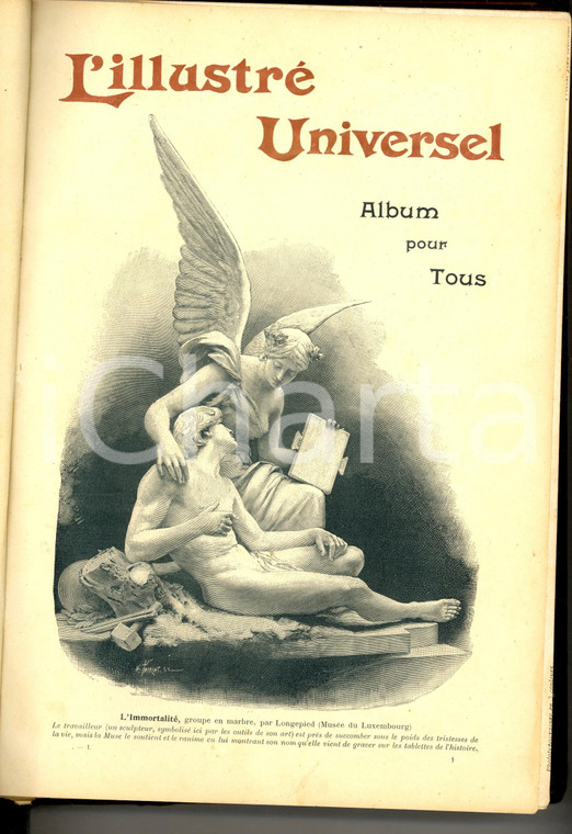 1901-1902 L'ILLUSTRE UNIVERSEL Album pour tous *RELIE' pp. 240+240 ILLUSTRE'