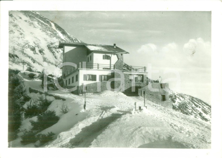 1957 LECCO Hotel PEGUENO ai Piani di BOBBIO *Cartolina postale FG VG