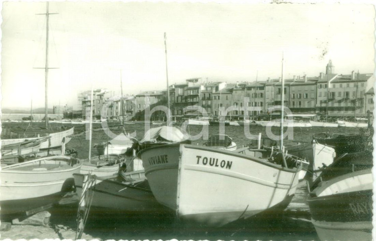 1958 SAINT-TROPEZ (FRANCE) Barca VIVIANE Actiphos Amphetamine *Cartolina FP NV
