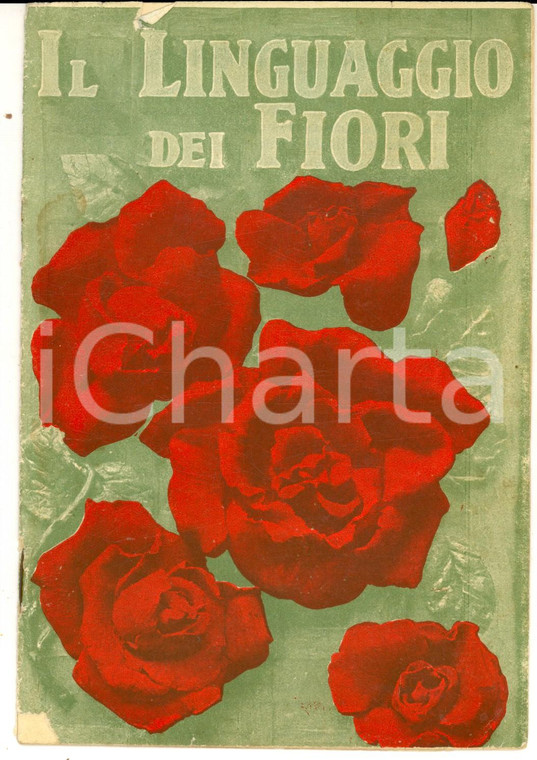 1905 IL LINGUAGGIO DEI FIORI Libretto pubblicitario pillole PINK dr. WILLIAMS