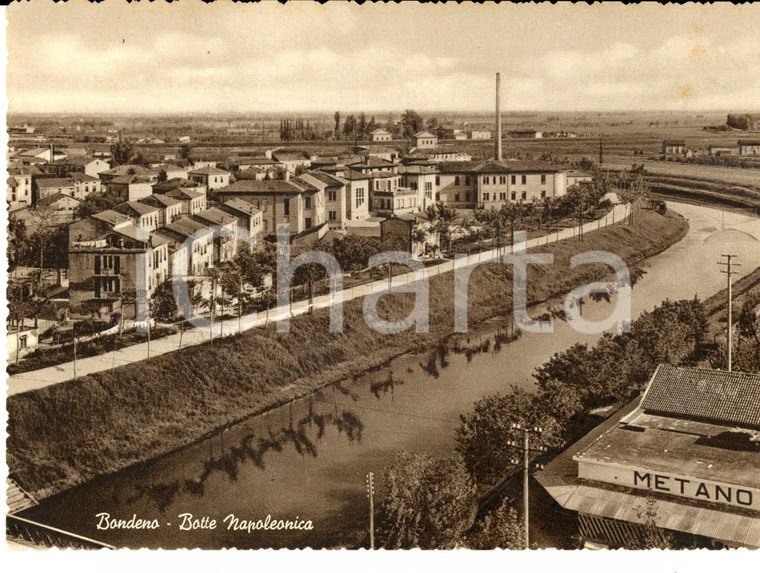 1950 ca BONDENO (FE) Veduta della Botte Napoleonica *Cartolina FG NV