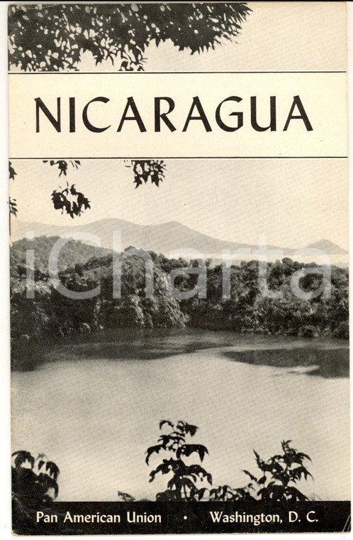 1944 PAN AMERICAN UNION Opuscolo NICARAGUA - ILLUSTRATO 31 pp. VINTAGE