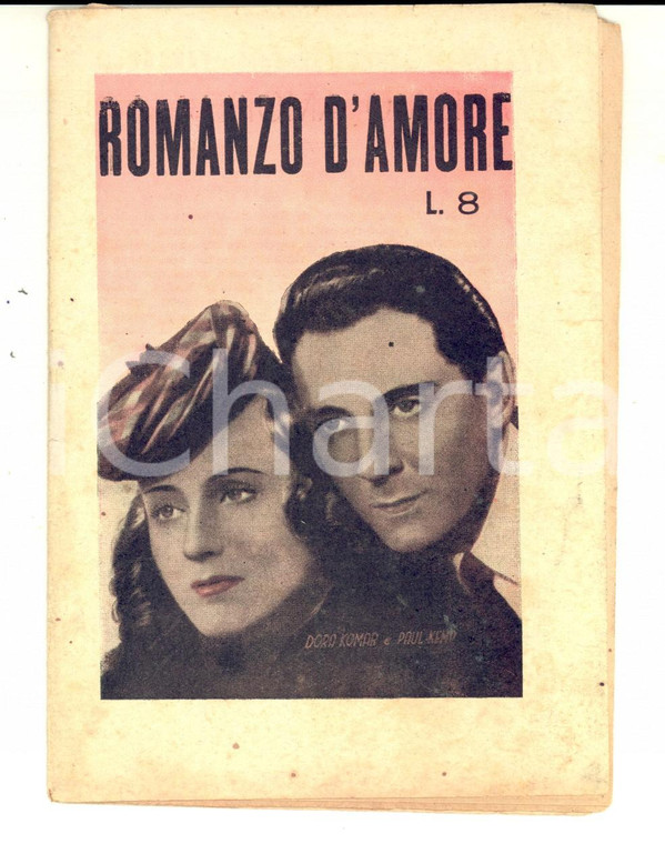 1940 ca George JACOBY Dietro il sipario *Cineromanzo ed. TAURINIA TORINO 18 pp. 