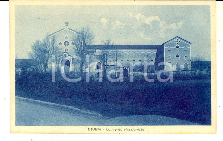 1938 OVADA (AL) Veduta del convento delle Passioniste *Cartolina postale FP VG