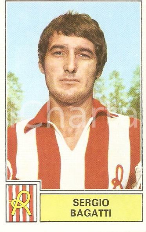 PANINI CALCIATORI 1971 - 1972 Figurina Sergio BAGATTI *Serie A Lanerossi VICENZA