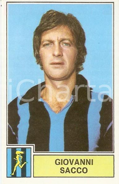 PANINI CALCIATORI stagione 1971 - 1972 Figurina Giovanni SACCO *Serie A ATALANTA