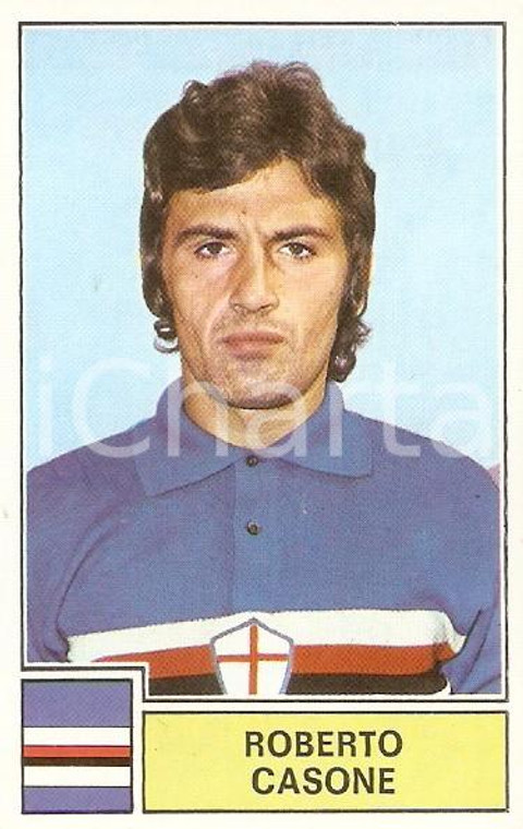 PANINI - CALCIATORI 1971 - 1972 Figurina Roberto CASONE Serie A SAMPDORIA