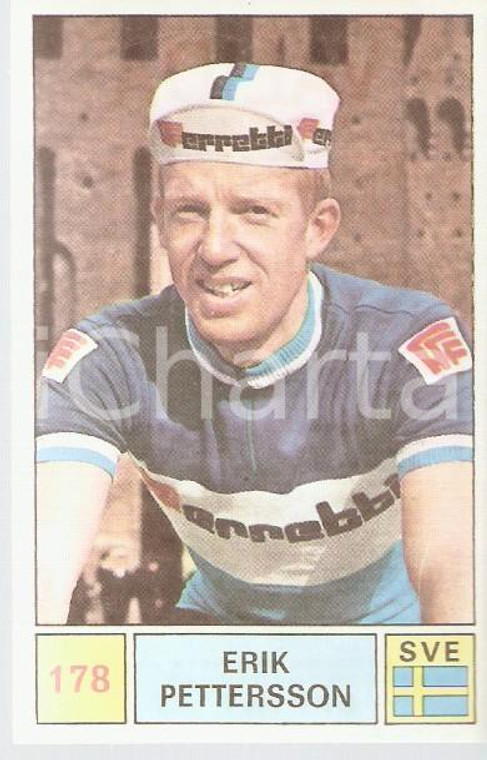 PANINI SPRINT 1971 Figurina valida Erik PETTERSON N. 178 Ciclismo