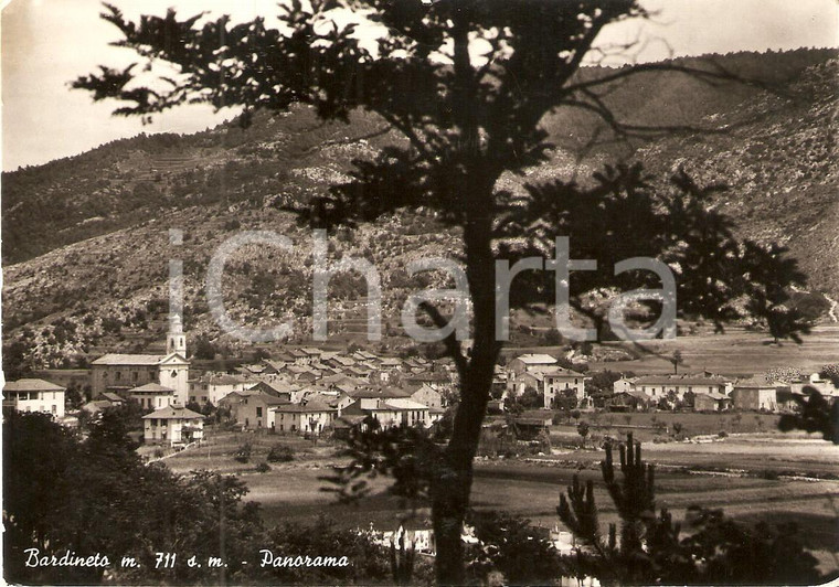 1951 BARDINETO (SV) Panorama del paese *Cartolina FG VG