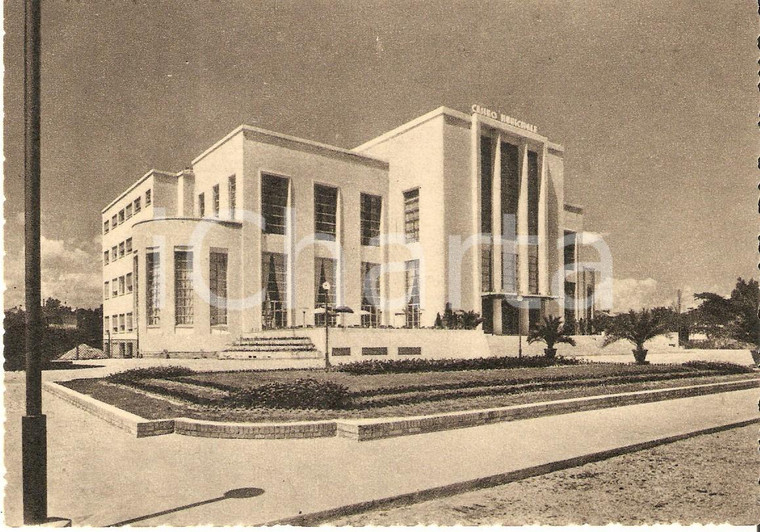 1950 ca LIDO DI VENEZIA Panorama del Casinò Municipale *Cartolina FG NV