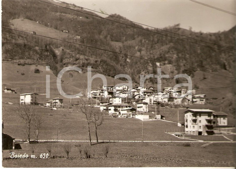1968 PASTURO (LC) Panorama della frazione BAIEDO *Cartolina FG VG