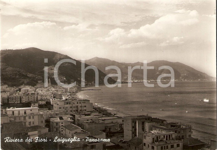 1960 LAIGUEGLIA (SV) Panorama - Riviera dei Fiori *Cartolina FG VG