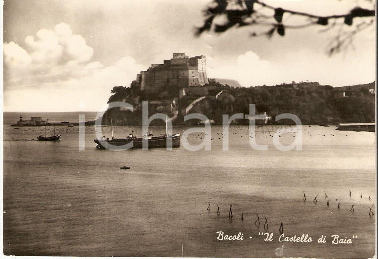 1964 BACOLI (NA) Il Castello di Baia *Cartolina FG VG