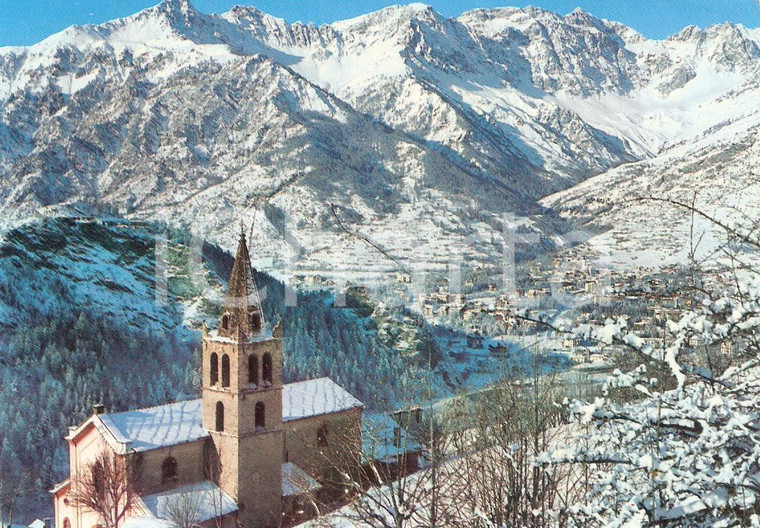 1971 BARDONECCHIA (TO) Panorama da Millaures *Cartolina FG VG