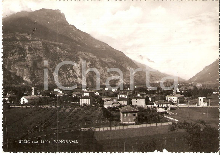 1950 ULZIO (TO) Panorama del paese *Cartolina FG VG