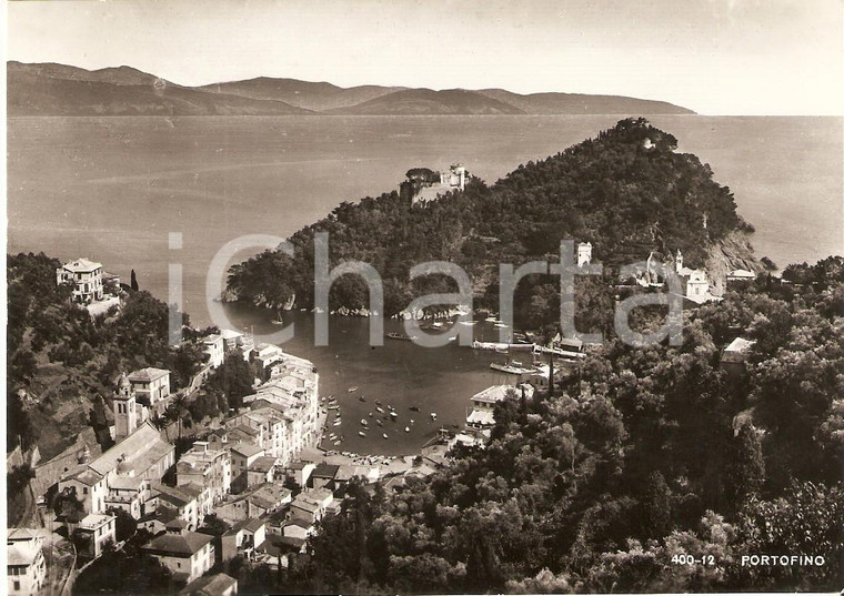 1961 PORTOFINO (GE) Panorama del golfo *Cartolina FG VG