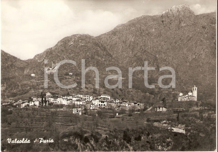 1950 ca VALSOLDA (CO) Panorama della frazione PURIA *Cartolina FG NV