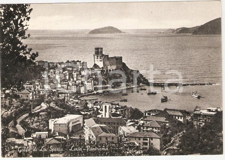 1960 LERICI (SP) Panorama del Golfo di La Spezia *Cartolina FG VG