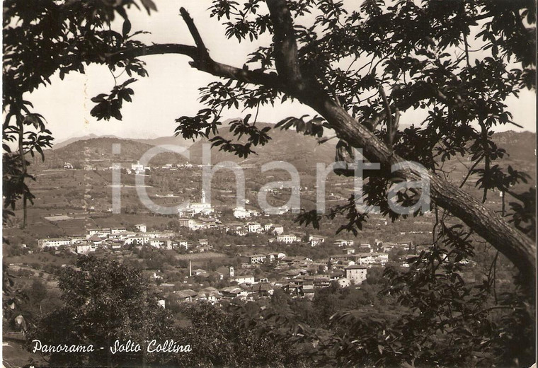 1955 SOLTO COLLINA (BG) Panorama del paese *Cartolina FG VG