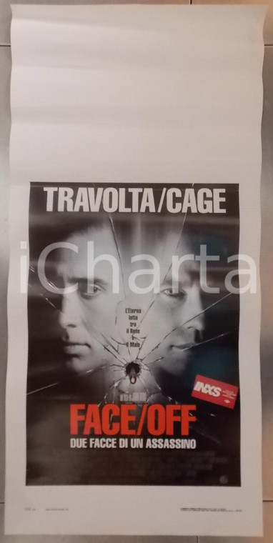 1997 FACE OFF Nicolas CAGE John TRAVOLTA Regia John WOO *Locandina 33x75