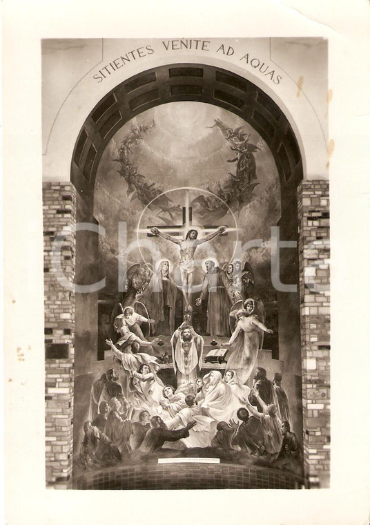1960 ca MILANO - MUSOCCO Santuario del S.S. CROCIFISSO *Cartolina FG VG