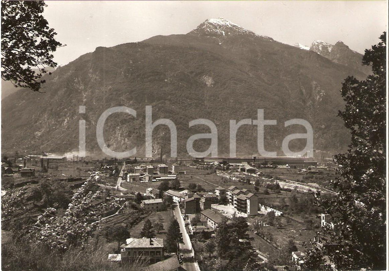 1960 ca PONT-SAINT-MARTIN (AO) Panorama del paese *Cartolina FG NV