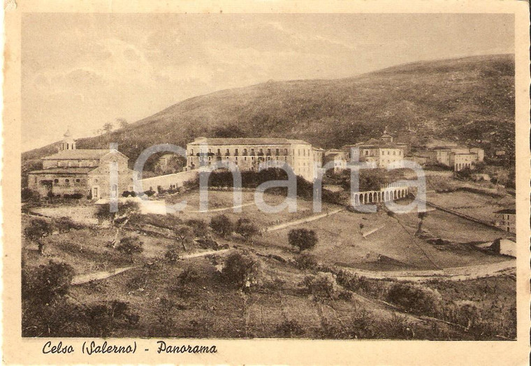 1955 POLLICA (SA) Panorama della Frazione CELSO *Cartolina FG VG