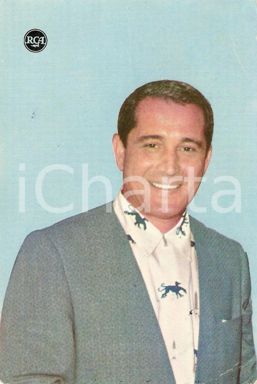 1960 ca MUSICA Ritratto di Perry COMO *Foto seriale con discografia 10x15 cm
