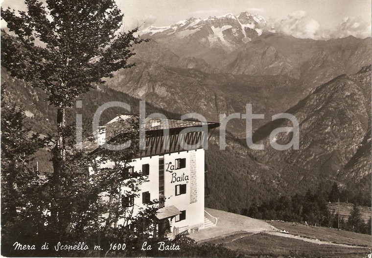 1960 ca SCOPELLO (VC) Località ALPE DI MERA Ristorante La Baita *Cartolina FG VG