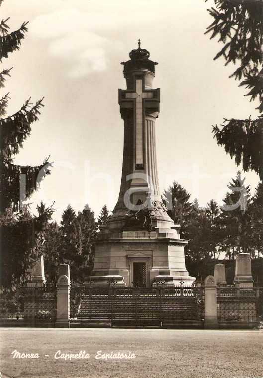 1955 ca MONZA Cappella espiatoria - Panorama *Cartolina FG NV