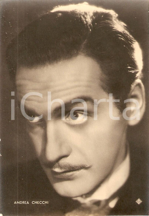 1940 CINEMA Andrea CHECCHI Ritratto dell'attore *Foto seriale 10x15cm
