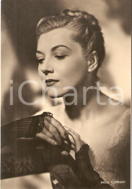 1940 ca CINEMA Attrice Nelli CORRADI Ritratto *Fotografia seriale ASER