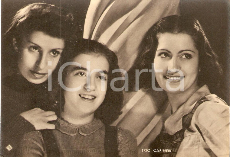1940 ca MUSICA Ritratto del TRIO CAPINERE *Fotografia seriale ASER