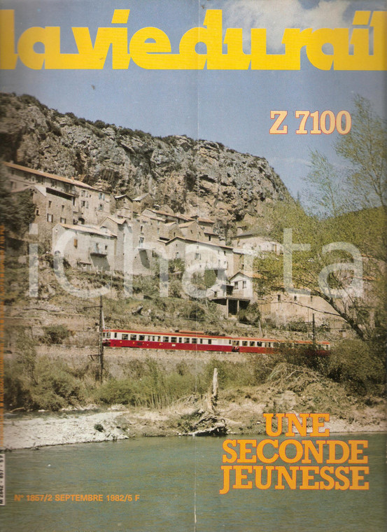 1982 LA VIE DU RAIL n. 1857 PEYRE Z 7100 sur la Ligne des CAUSSES *Rivista